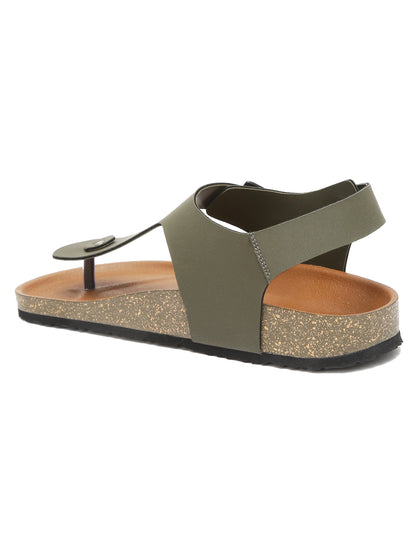 Kosher Olive color casual sandal