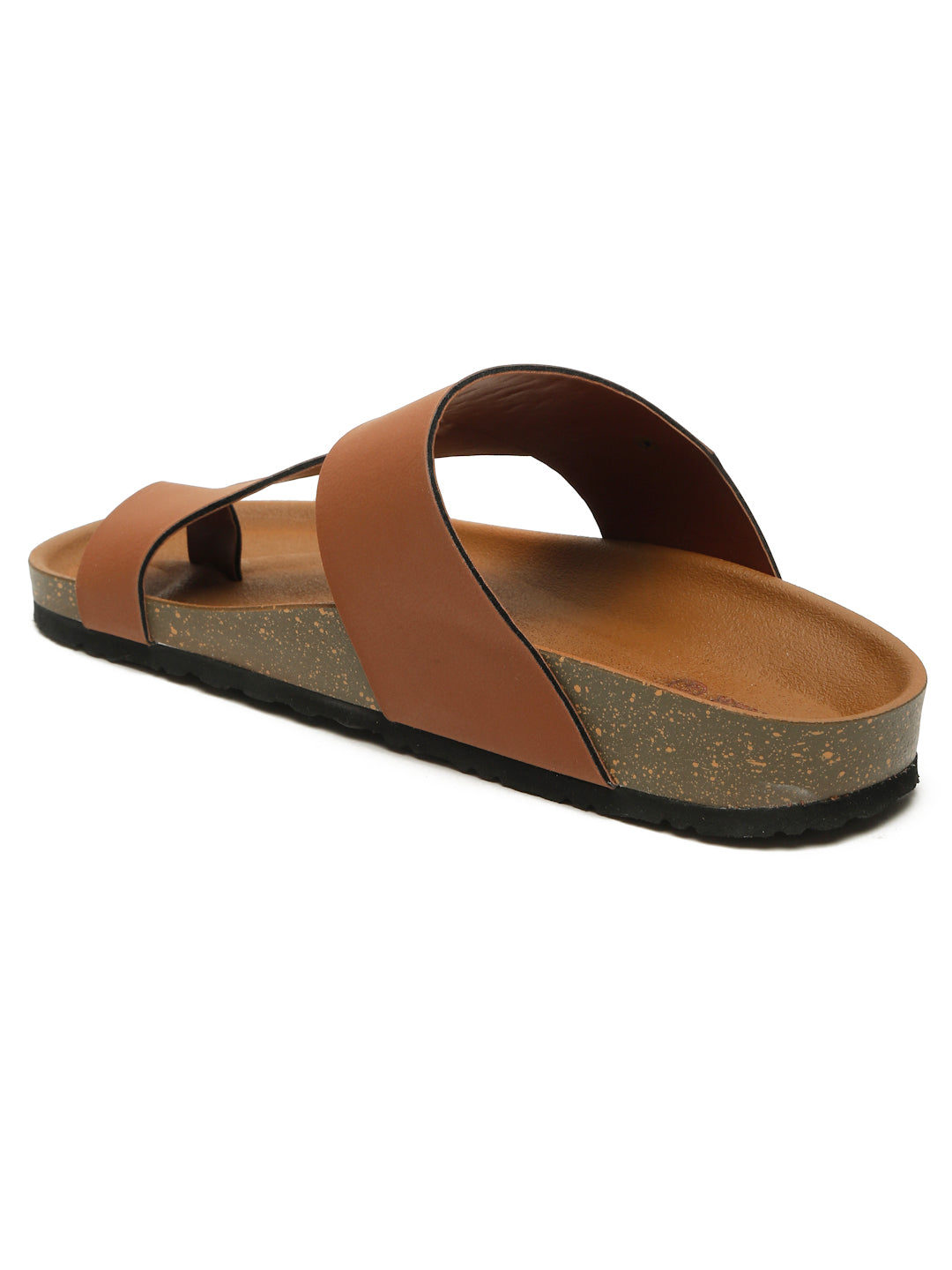 Kosher Tan Color Men's Casual Sandal, Slipper