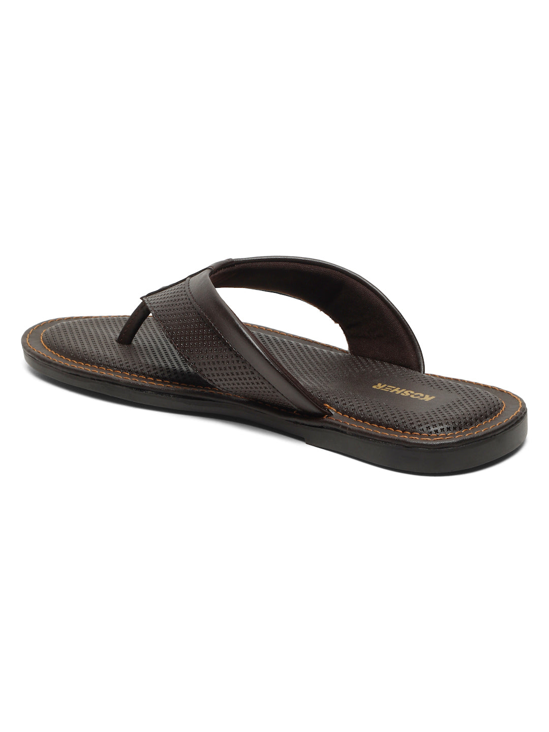 Kosher Brown Men's formal slipper