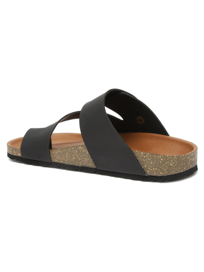 Kosher Black color casual slipper