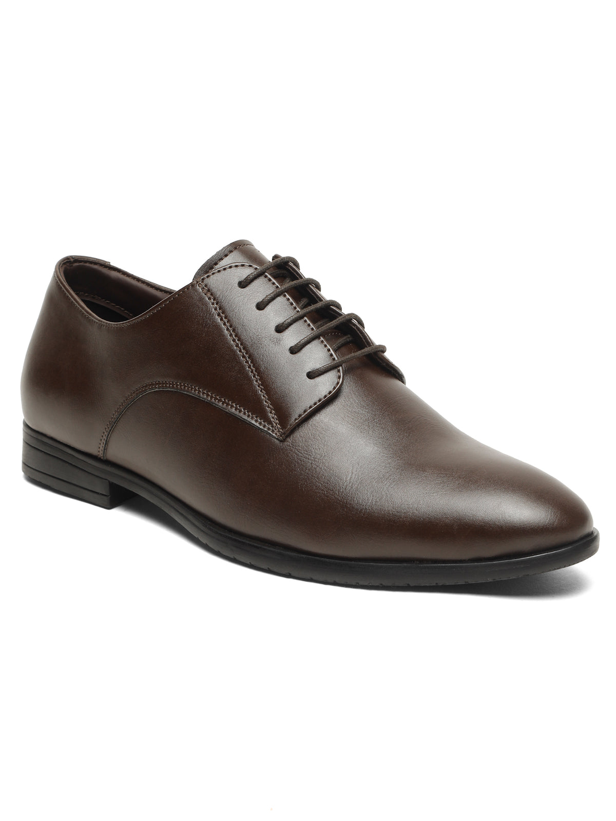 KOSHER Men’s Brown Formal Shoes | Classic Lace-Up Derby Shoes