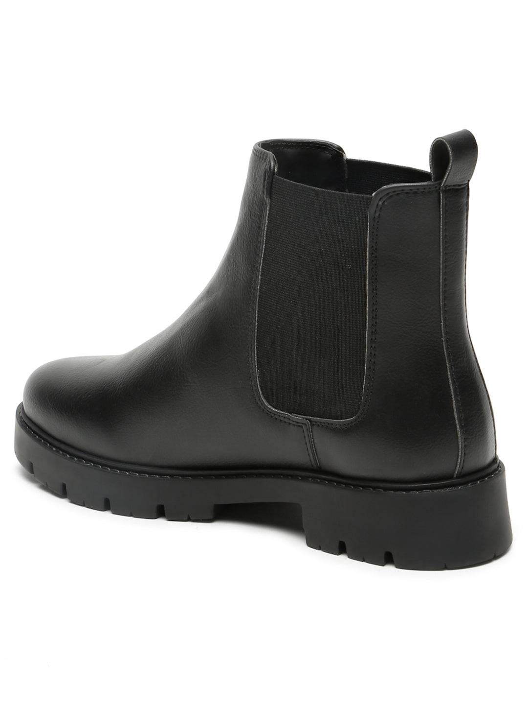 Kosher Women's Classic Black Chelsea Boots