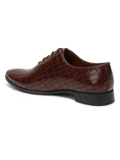 Kosher Brown Color Lace-up Formal Shoes