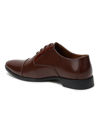 Kosher Brown Color Lace-up Formal Shoes