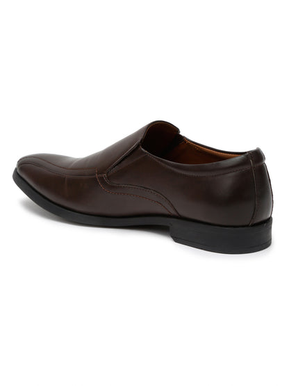 Kosher Brown Color Slip on Formal Shoes