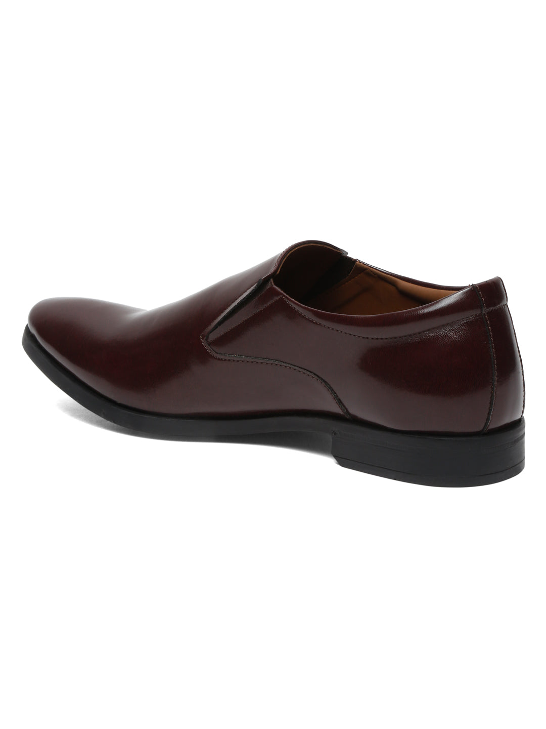 Kosher Cherry Color Slip-on Formal Shoes