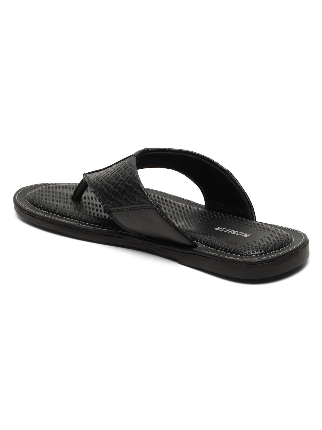 Kosher Black Men's formal slipper