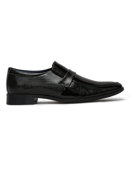 Kosher Black Color Men's Slip on Formal Shoes