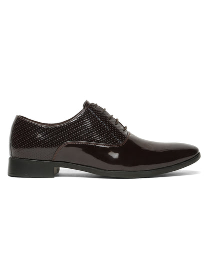 Kosher P.brown Color Lace-up Formal Shoes