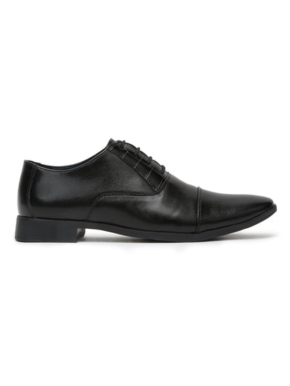 Kosher Black Color Lace-up Formal Shoes