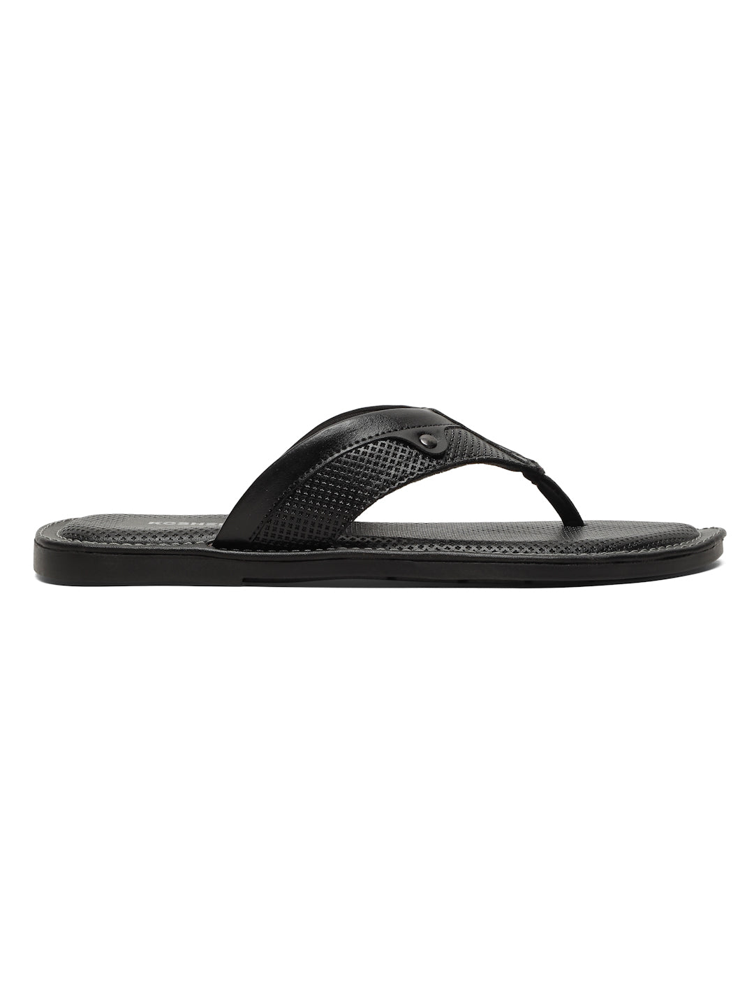 Kosher Black Men's formal slipper