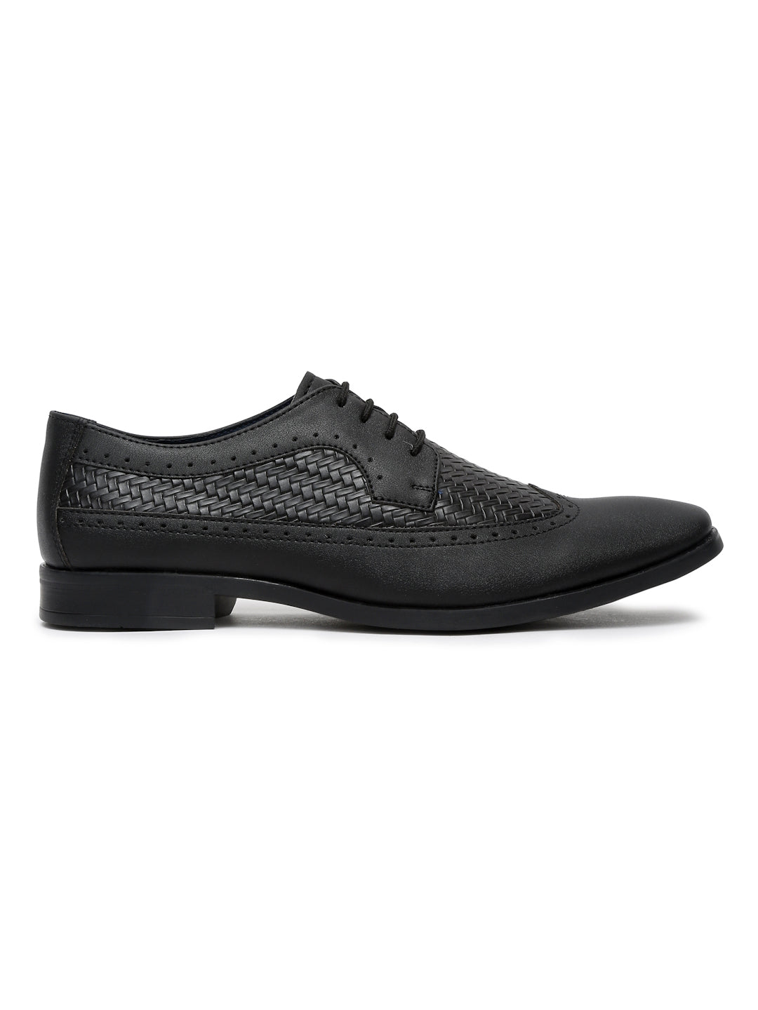Kosher Black Color Lace-up Formal Shoes