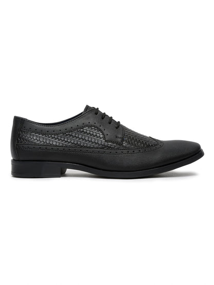 Kosher Black Color Lace-up Formal Shoes