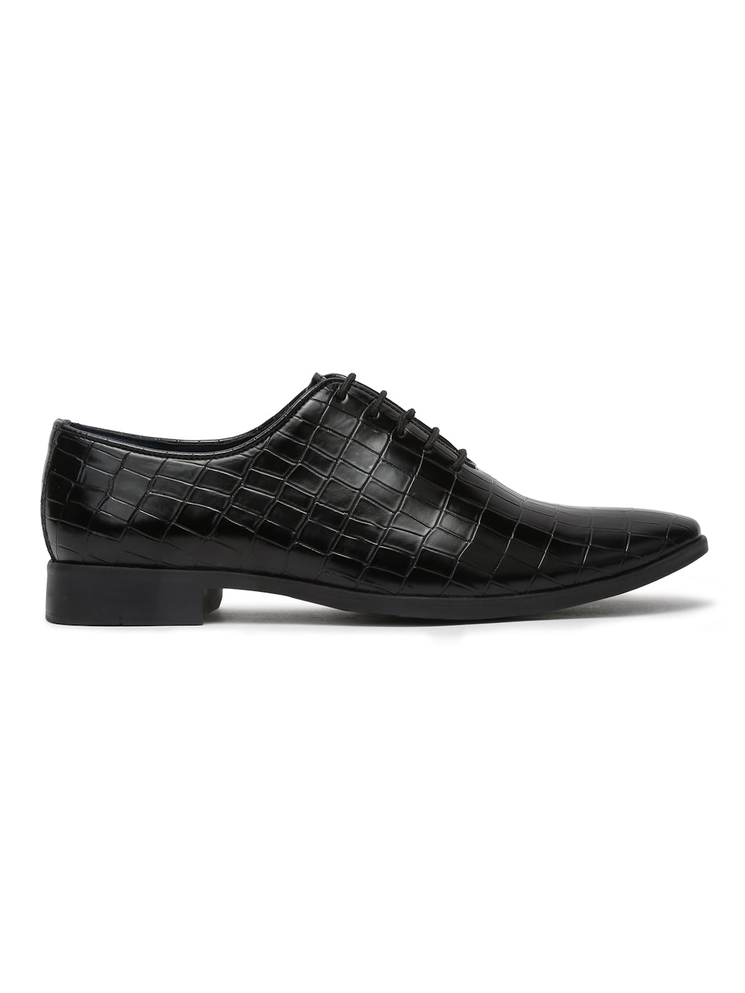 Kosher Black Color Lace-up Formal Shoes