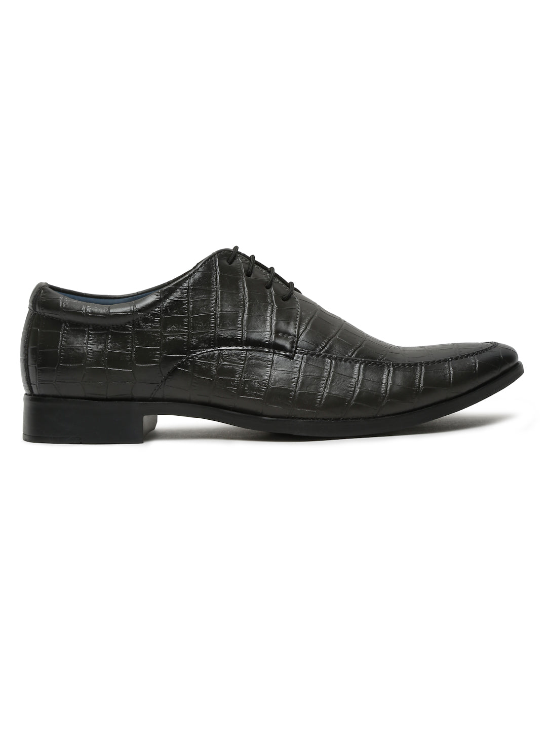 Kosher Grey Color lace-up Formal Shoes