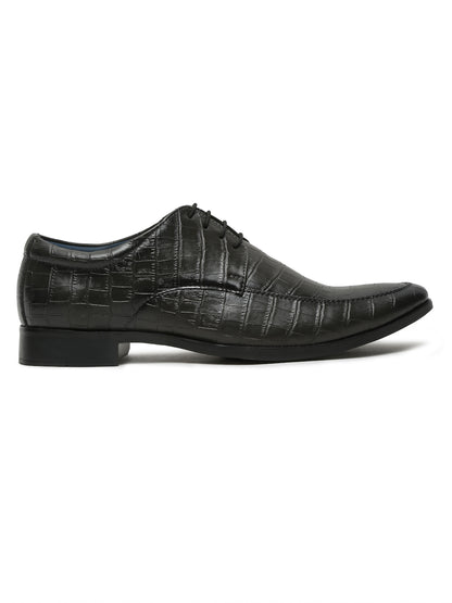 Kosher Grey Color lace-up Formal Shoes