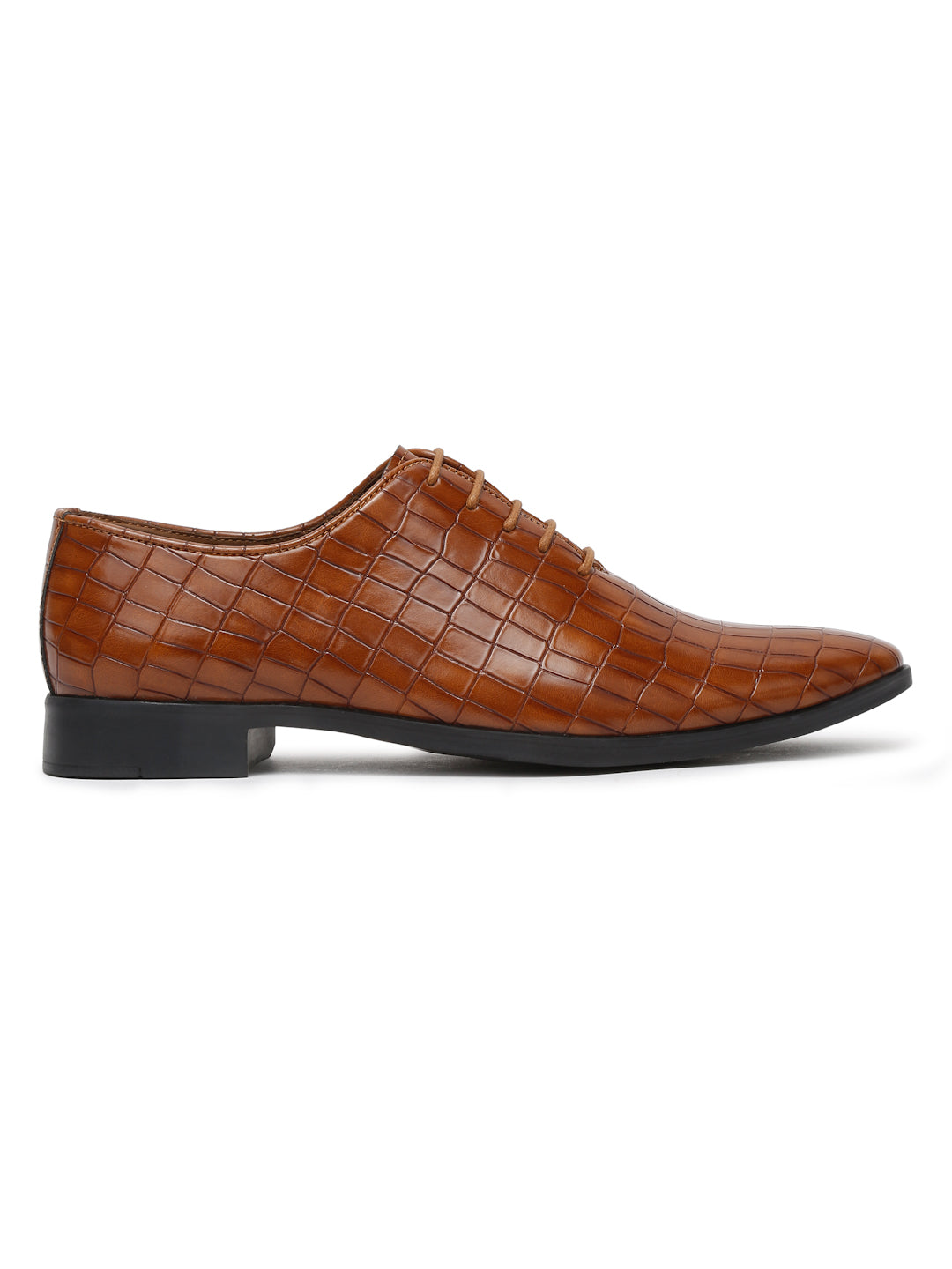 Kosher Tan Color Lace-up Formal Shoes