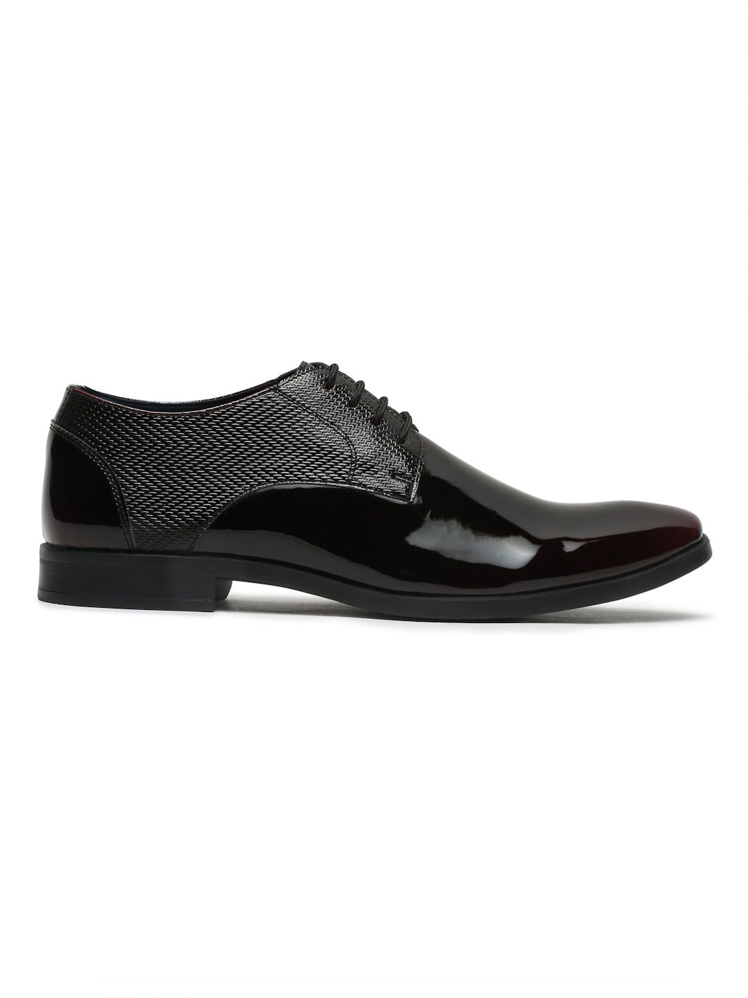 Kosher Wine Color Lace-up Formal Shoes