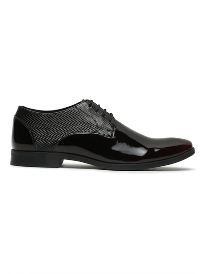 Kosher Wine Color Lace-up Formal Shoes