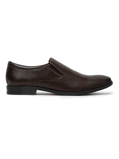 Kosher Brown Color Slip on Formal Shoes