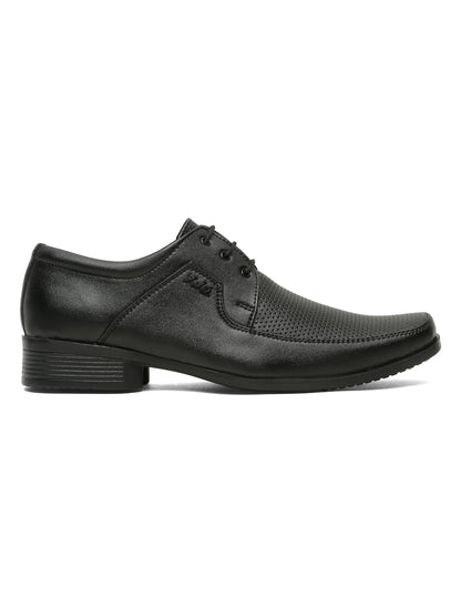 Kosher Black Color Lace-up Formal Shoes