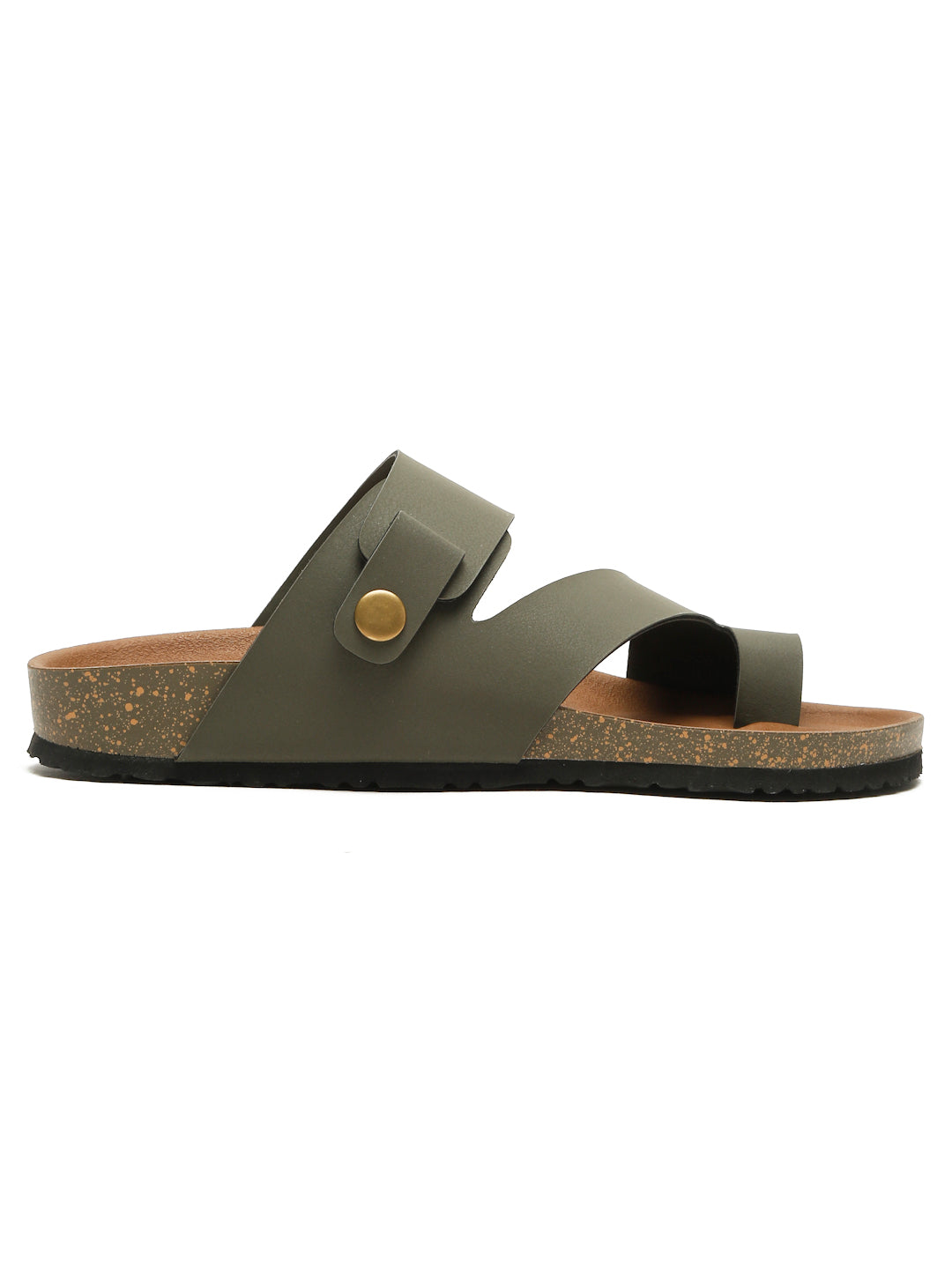 Kosher Olive Men's Casual Sandal
