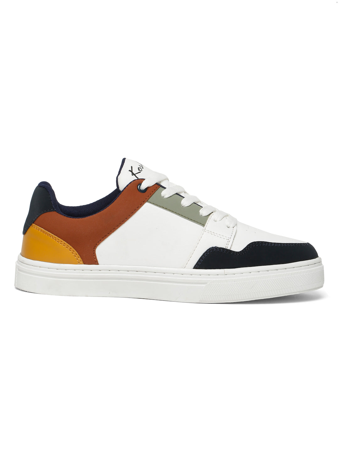 Kosher Men's Colorblock Synthetic Sneakers