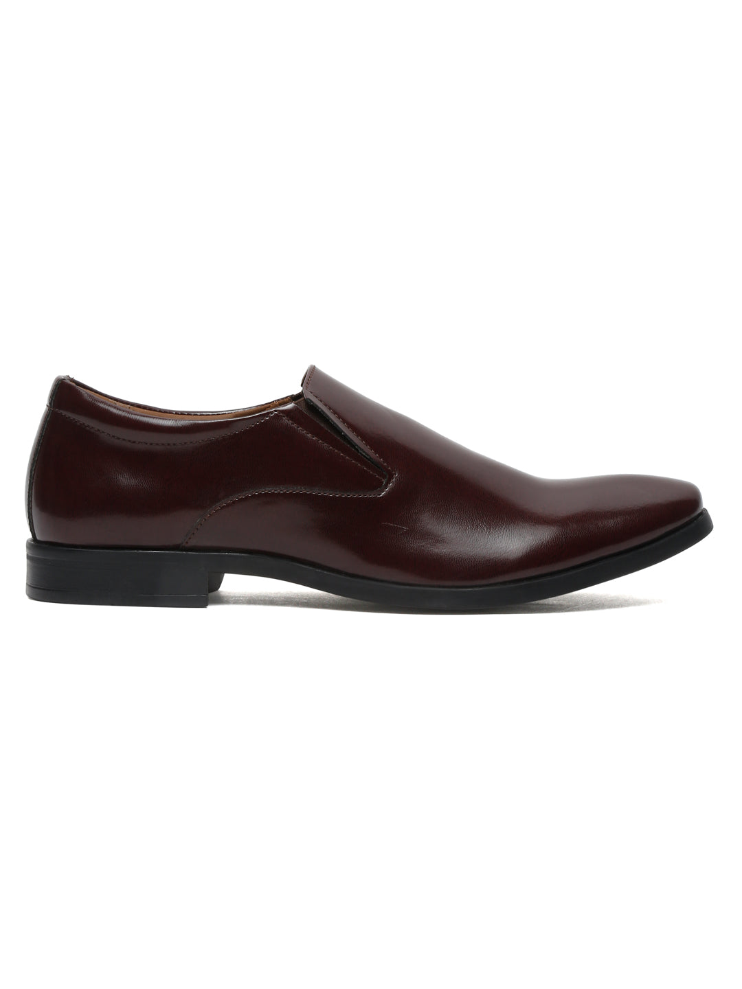 Kosher Cherry Color Slip-on Formal Shoes