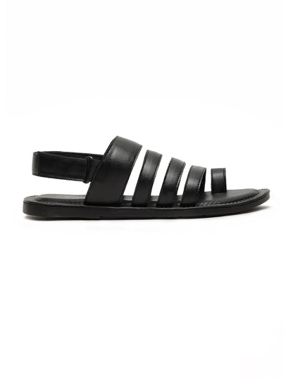 Kosher Black Men's formal sandal