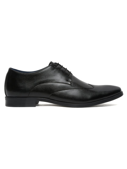 Kosher Black Color Lace-up Formal Shoes
