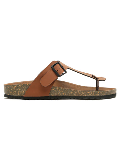 Kosher Tan Color Men's Casual Sandal,  Slipper