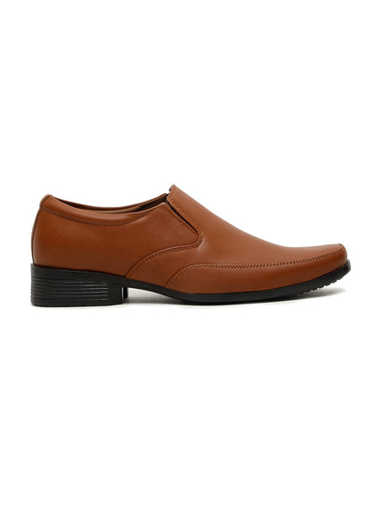 Kosher Tan Color Slip-on Formal Shoes