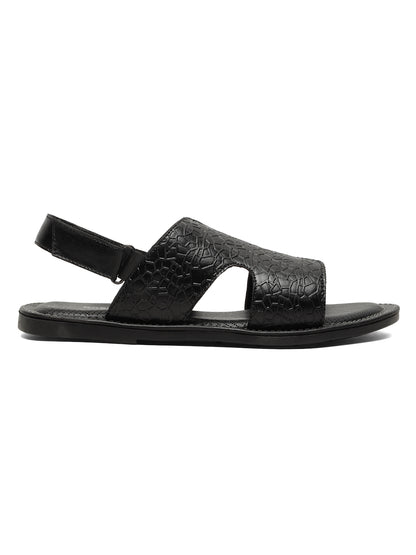Kosher Black Men's formal sandal