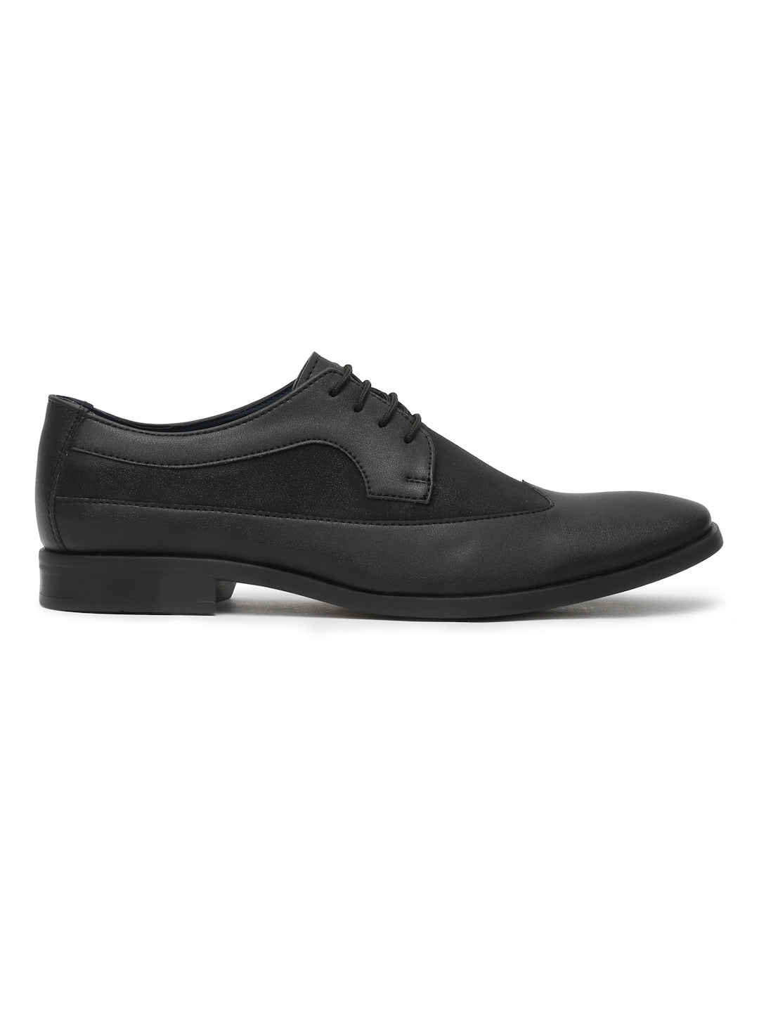 Kosher Black Color Lace-up Formal Shoes