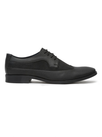 Kosher Black Color Lace-up Formal Shoes