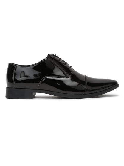 Kosher Black Color Lace-up Formal Shoes