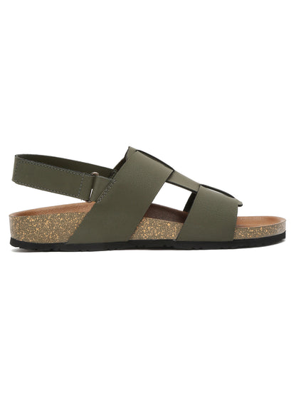 Kosher Olive color casual sandal