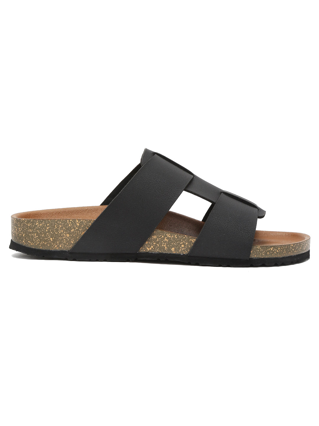 Kosher Black color casual slipper