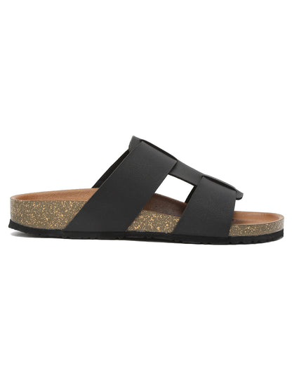 Kosher Black color casual slipper