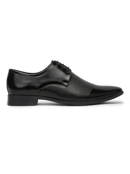Kosher Black Color Lace-up Formal Shoes