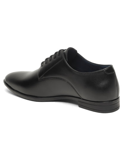 KOSHER Men’s Black Formal Shoes | Classic Lace-Up Derby Shoes