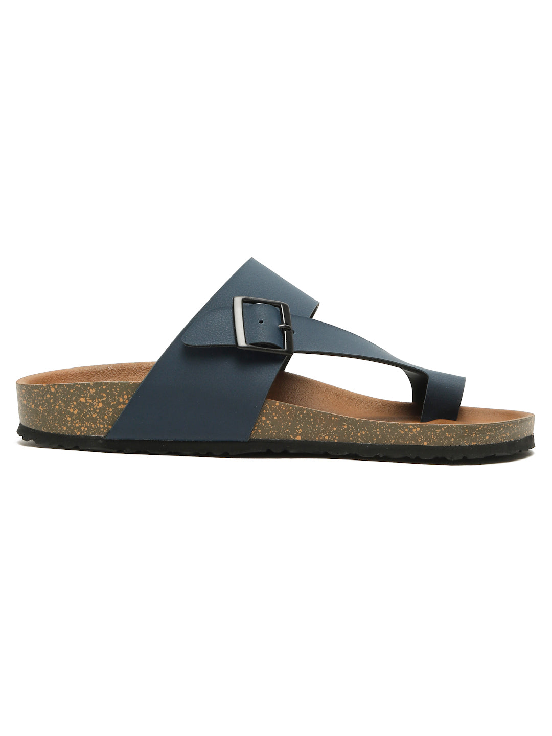 Kosher Navy Color Casual Men's Sandal, Slipper