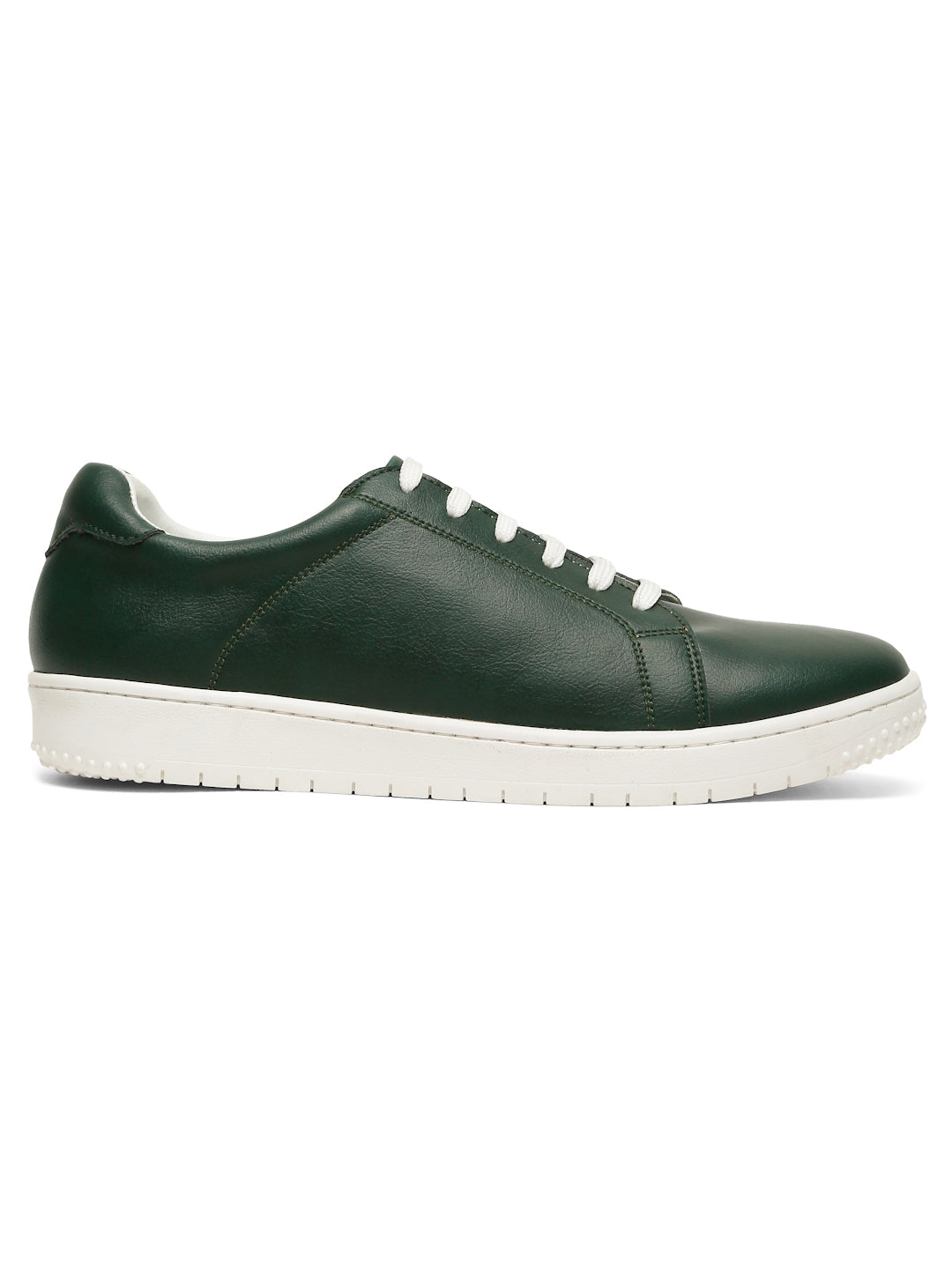 Kosher Green Color Lace-up Men's Casual Sneaker Shoes