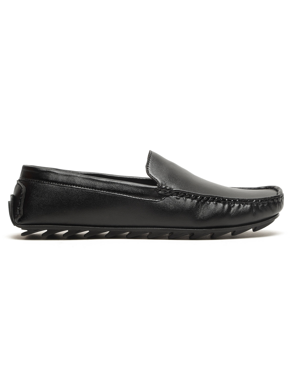 KOSHER Premium Black Synthetic Leather Driving Loafers for Men – Lightweight, Comfortable Slip-On