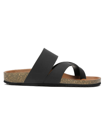 Kosher Black color casual slipper