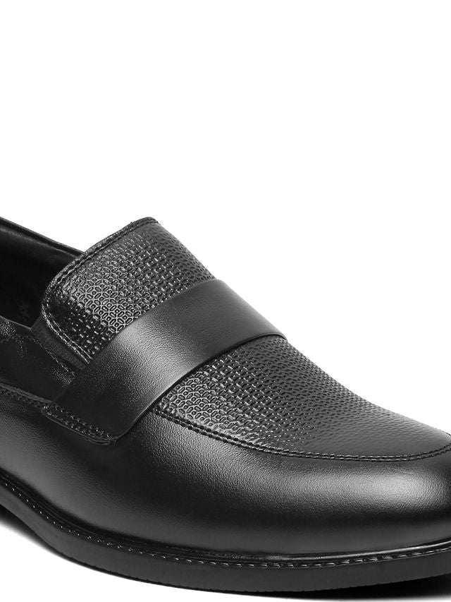 Kosher Black Color Slip-on Men's Formal Shoes
