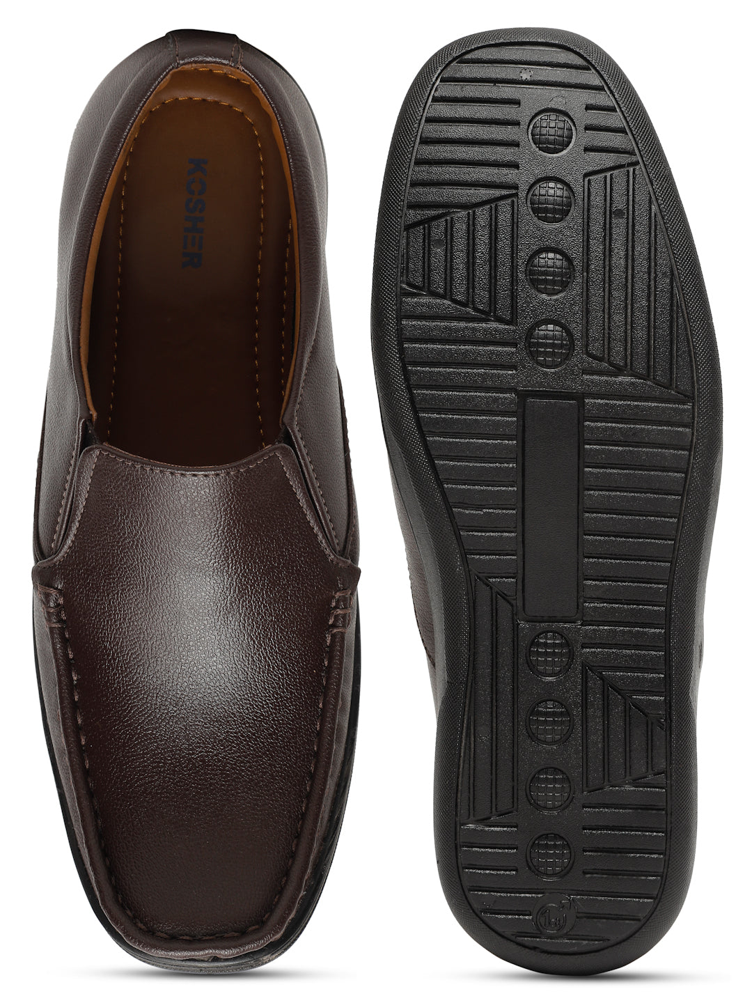 Kosher Brown Color Lace-up Formal Shoes