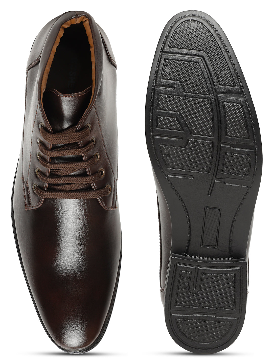 Kosher Brown color Lace-up Boot Shoes For Men