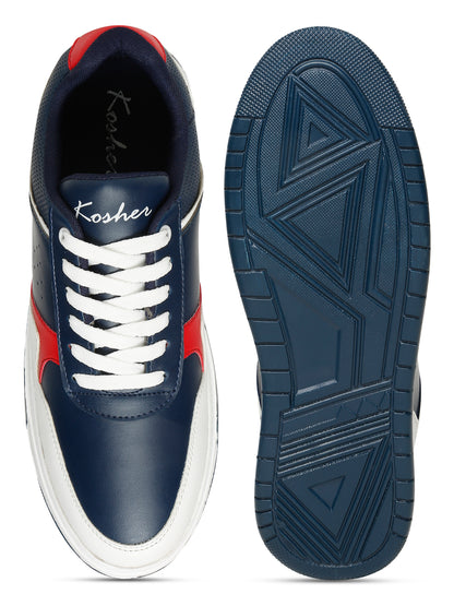 Kosher Navy & Red Men’s Sneaker