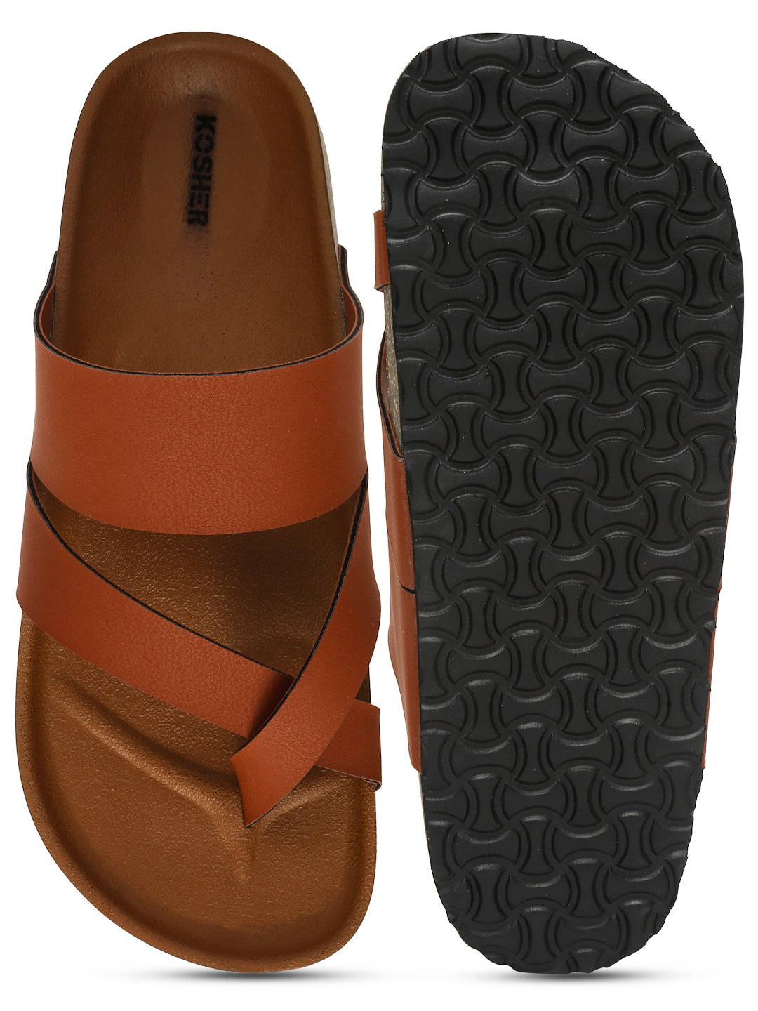 Kosher Tan color casual slipper